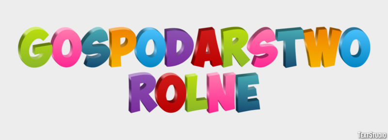 Gospodarstwo rolne Efekt tekstowy