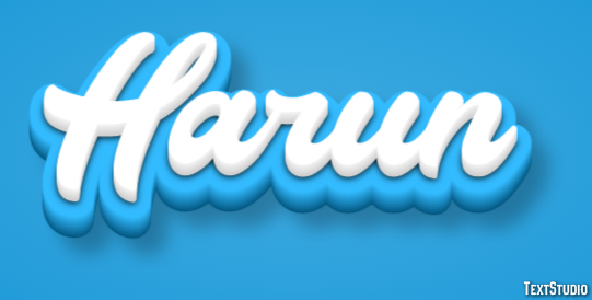 Harun Text Effect