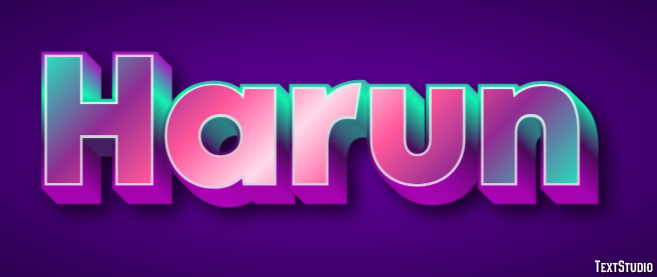 Harun Text effect