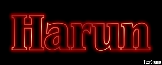 Harun Text effect