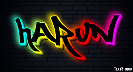Harun Text effect