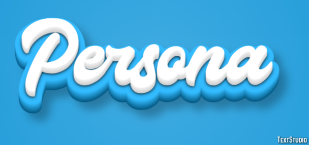 Persona Text effect