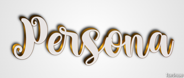 Persona Tekst Effect