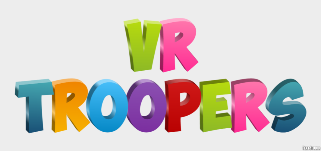 VR Troopers Text Effect