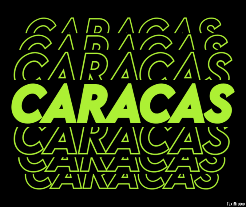Caracas Efekt tekstowy