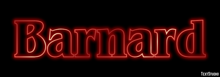 Barnard Text Effect