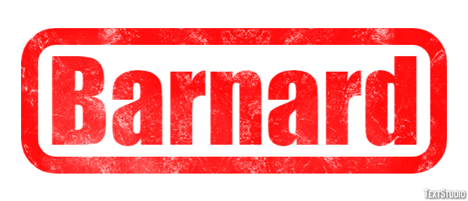 Barnard Text Effect