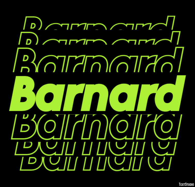 Barnard Text Effect