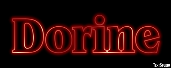 Dorine Texteffekt