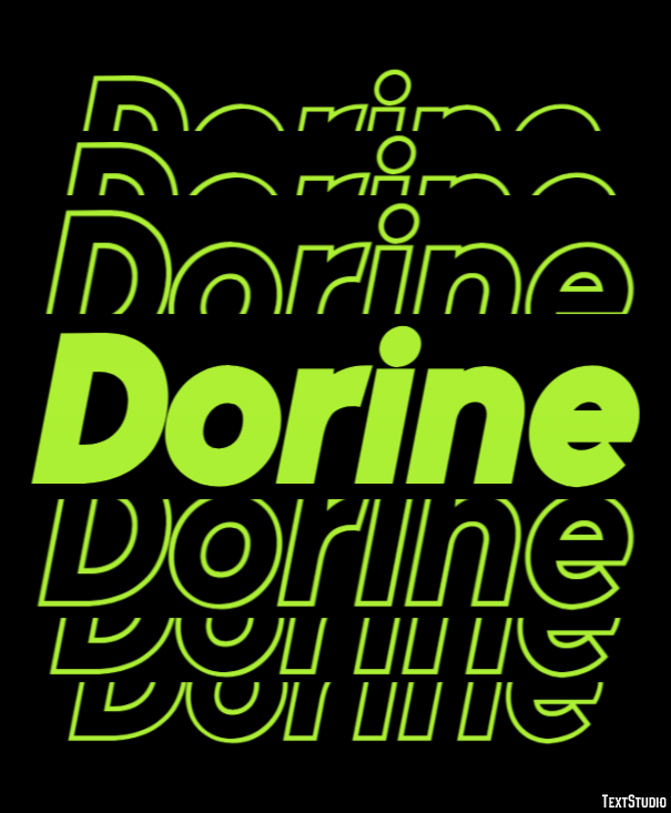 Dorine Texteffekt