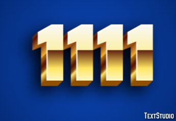1111 Efekt tekstowy