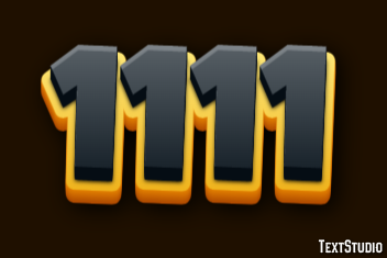 1111 Efekt tekstowy