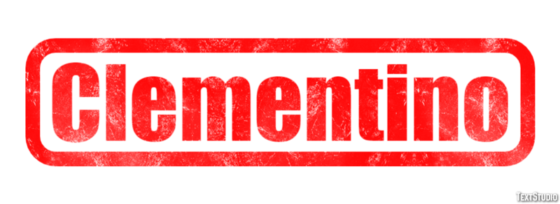 Clementino Effetto testo