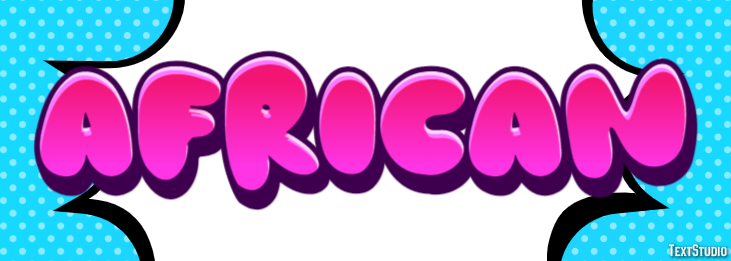 African Text Effect