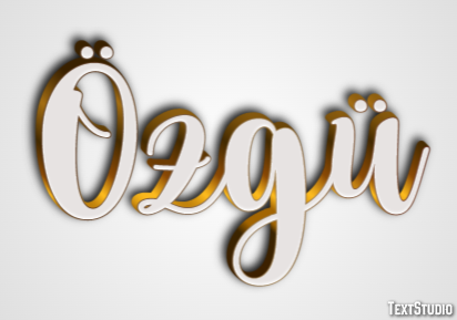 Özgü Text Effect