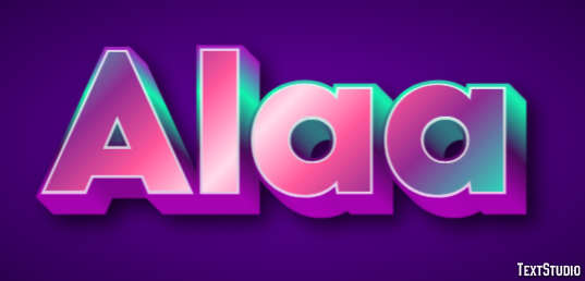Alaa Text effect
