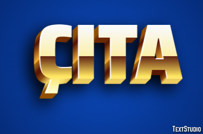 Çita Efecto de texto