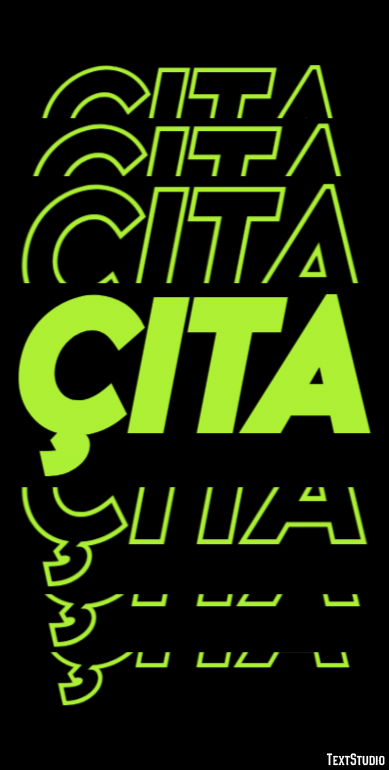 Çita Efecto de texto