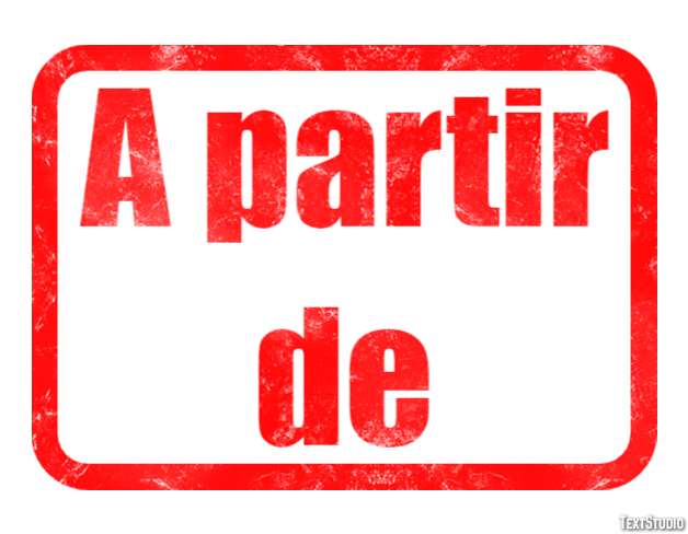 A partir de Efeito de texto