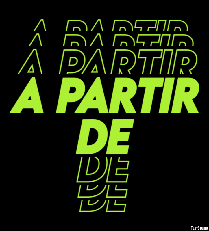 A partir de Texteffekt
