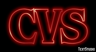 CVS Tekst effect