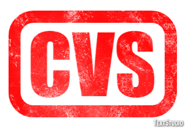 CVS Tekst effect