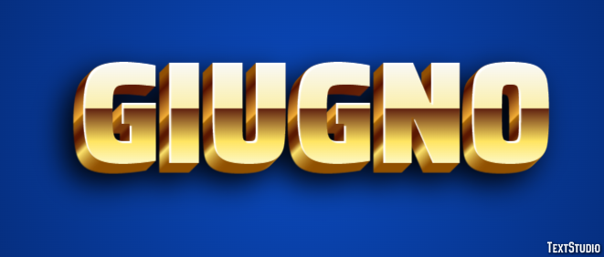 Giugno Texteffekt