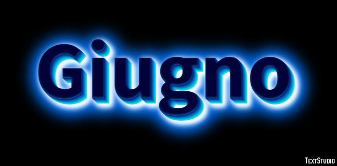 Giugno Texteffekt