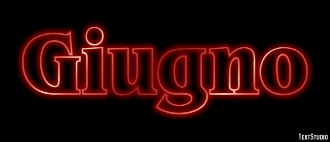 Giugno Texteffekt