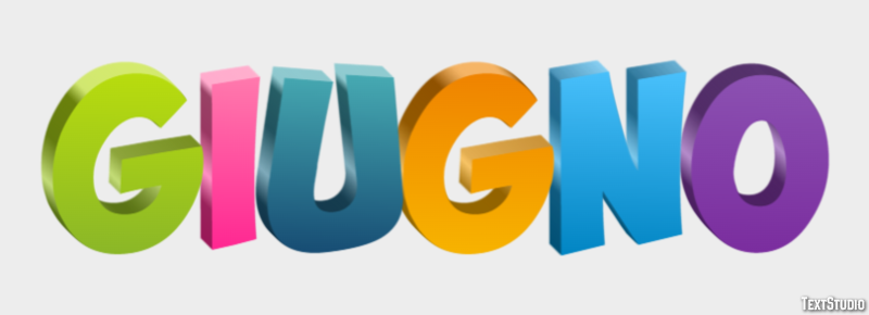 Giugno Texteffekt