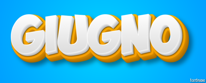 Giugno Texteffekt