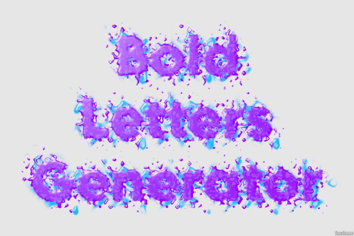 Bold Letters Generator Efeito de texto