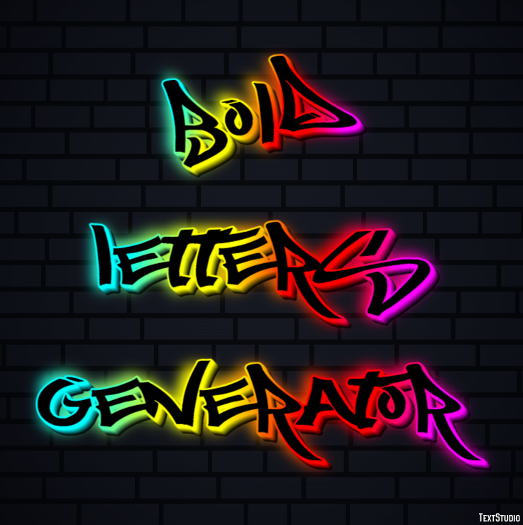 Bold Letters Generator Effet de Texte
