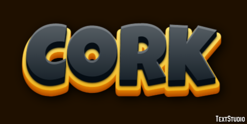 Cork Efekt tekstowy