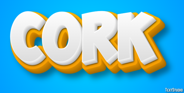 Cork Efekt tekstowy