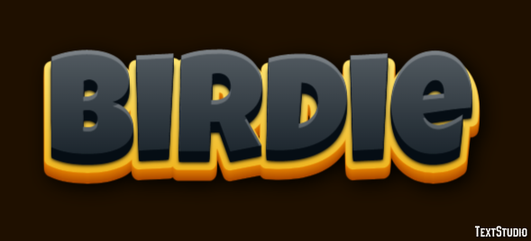 Birdie Metin Efekti