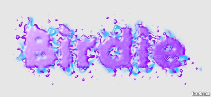 Birdie Text Effect