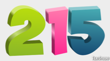215 Efeito de texto