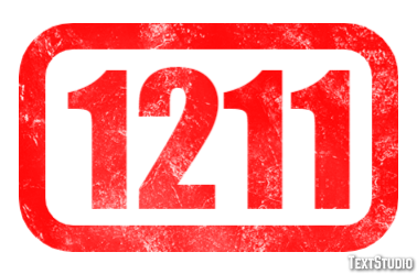1211 Text effect