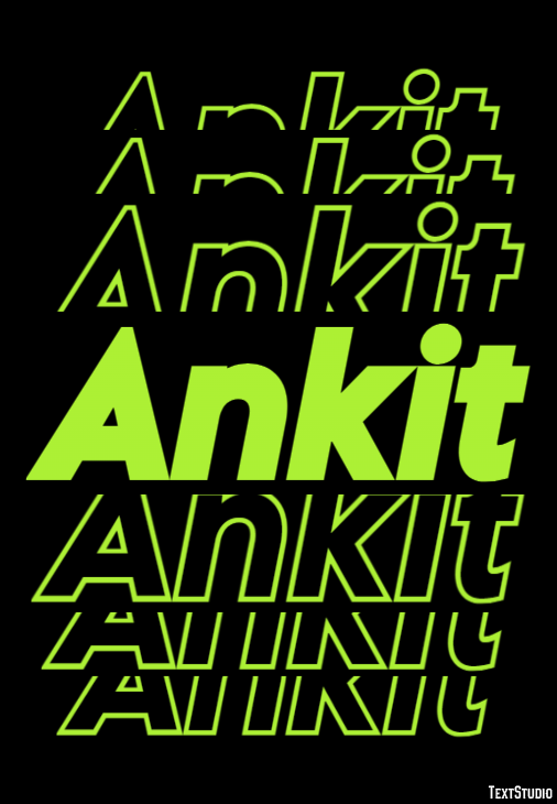 Ankit Text Effect
