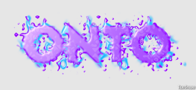 Onto Text Effect