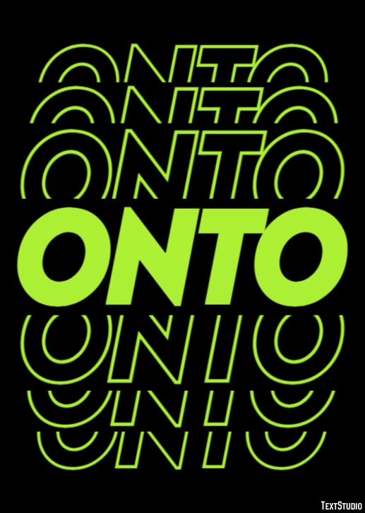 Onto Text Effect