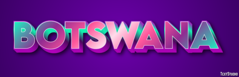 Botswana Effetto testo