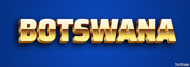 Botswana Effetto testo