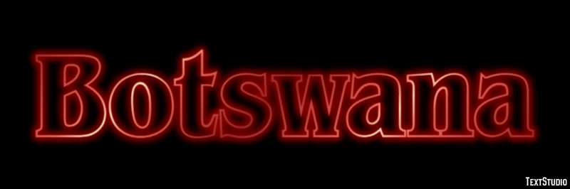Botswana Effetto testo