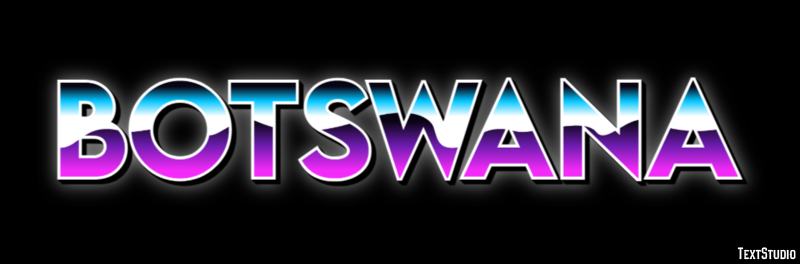Botswana Tekst Effect