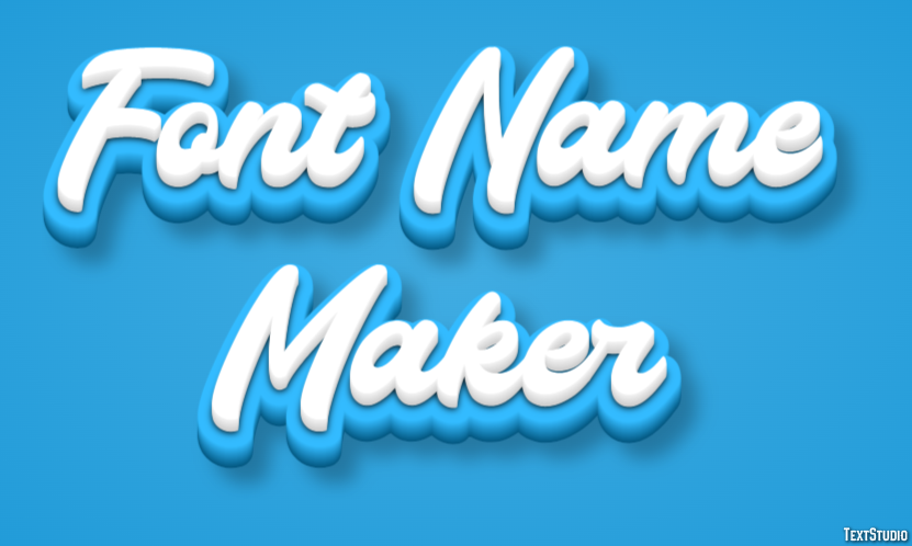 Font Name Maker Text effect