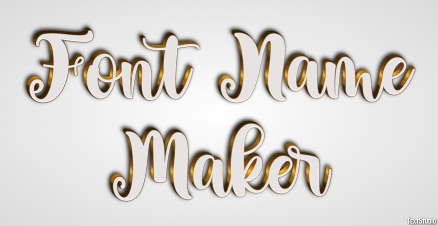 Font Name Maker Text effect