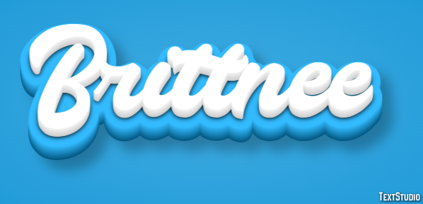 Brittnee テキスト効果
