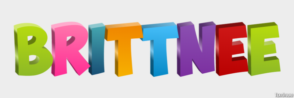 Brittnee Text Effect